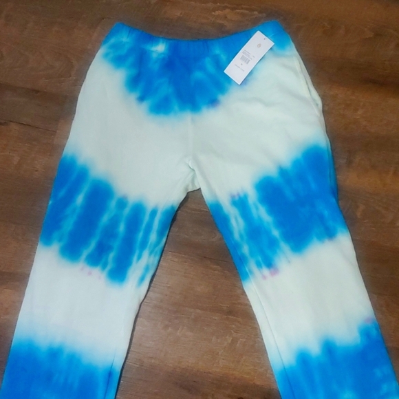 NWT SPIRITUAL GANGSTER LAGUNA TIE DYE RETRO BOYFRIEND FIT SWEATPANTS - Picture 3 of 9